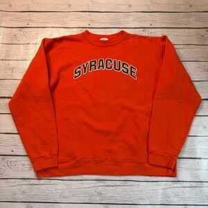Orange Syracuse Crewneck Sweatshirt Pullover